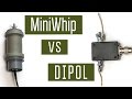 MiniWhip vs Dipol. Сравнение работы антенны MiniWhip и диполь на диапазон 40м. Радиосвязь.