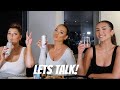 LETS CHAT! GET READY WITH US WHILE WE ANSWER SOME QUESTIONS ft han and rach