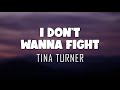 Tina Turner - I Don&#39;t Wanna Fight (Lyrics + Vietsub)