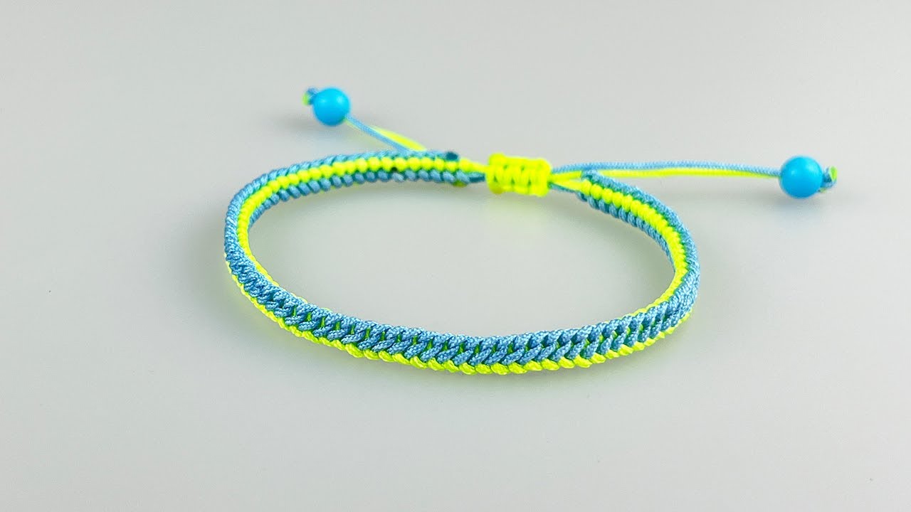 How to Braid Bracelet with Strings, Macrame Bracelet DIY at Home