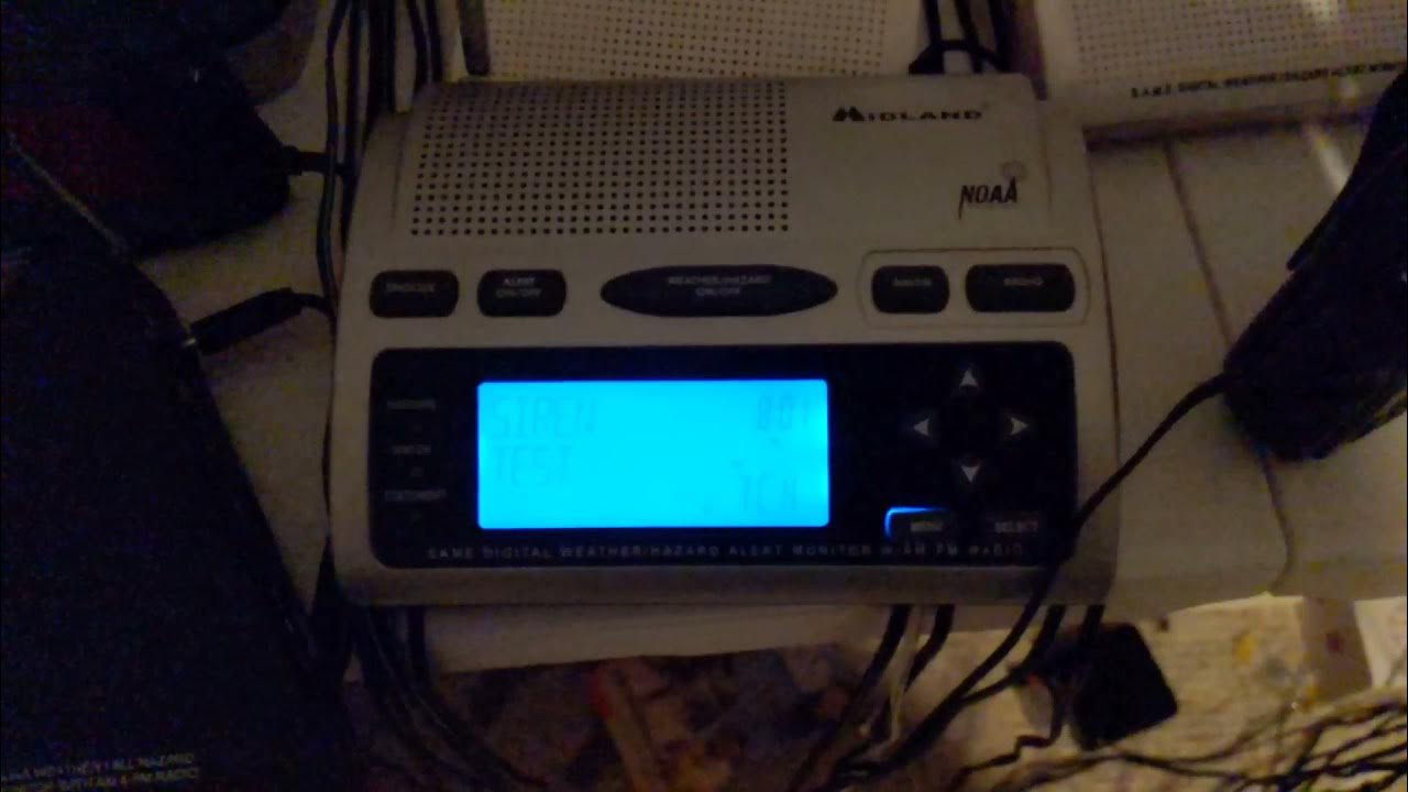 Midland WR300 V1 Siren Test SlowMo YouTube