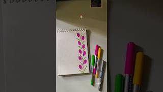 Finger മതി ഇനി tulips വരക്കാൻ 🌷#trending #hack #art #shorts