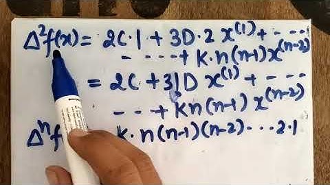 Factorial notation of a polynomial.