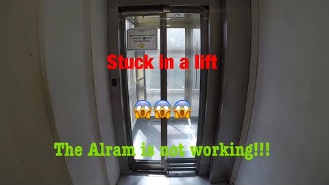 Stuck in a 2014 EuroProst Elevator at Omega in Zivinice, Bosnia