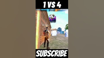 1vs4 Destroyed Clutch: Insane Comeback #shorts #freefire #trending