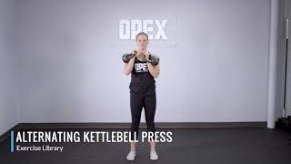 Alternating Kettlebell Press - OPEX Exercise Library