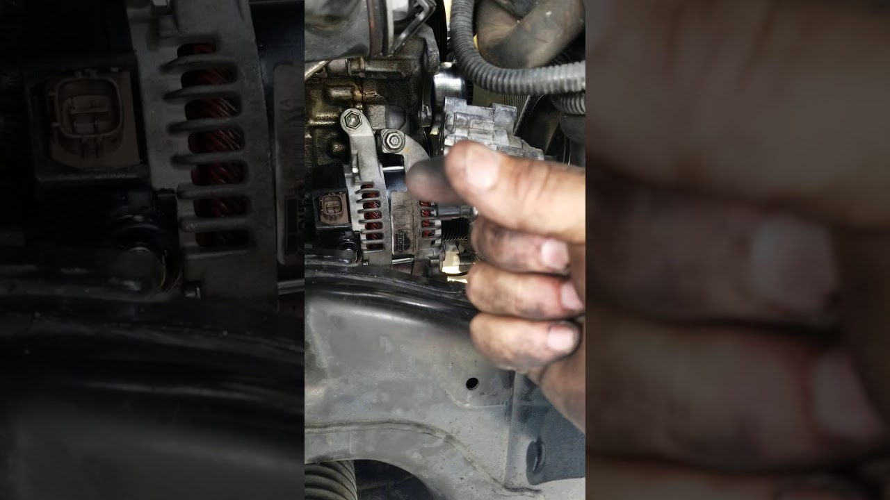 Toyota tundra alternator replacement - YouTube