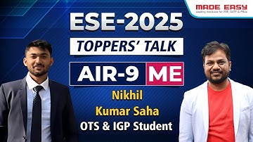 UPSC ESE 2025 Toppers