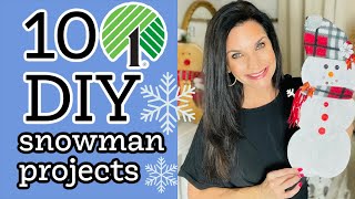 🌲10 DIY DOLLAR TREE SNOWWAN WINTER WONDERLAND DECOR CRAFTS🌲 Ep 36 Olivia's Romantic Home DIY