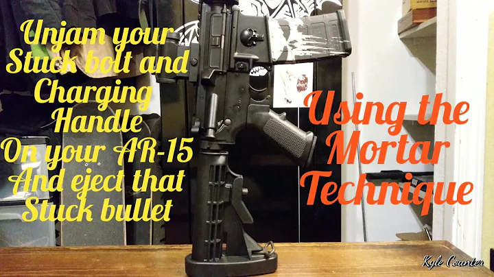 AR-15 mortaring technique unjam a stuck bolt & charging handle w/round chambered.