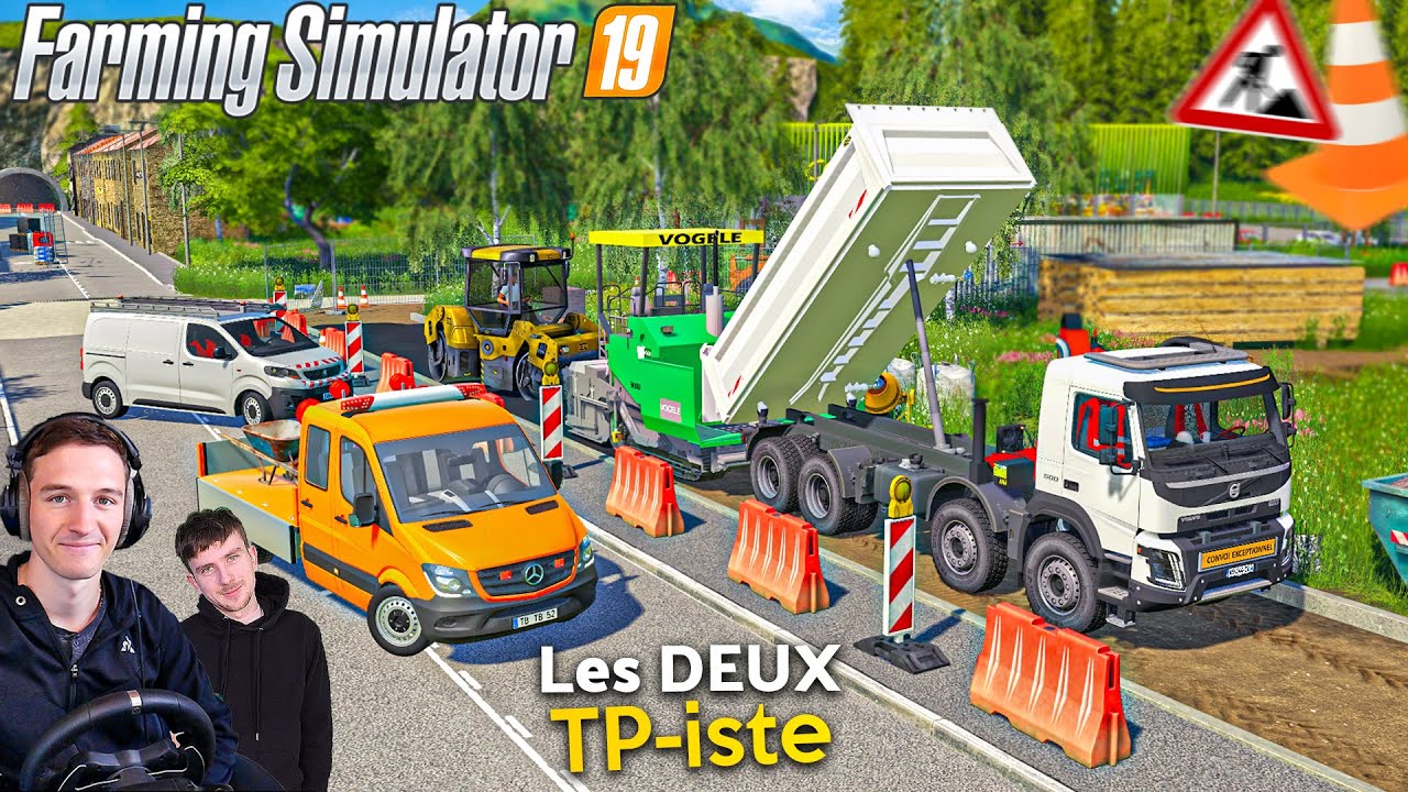 CRÉATION D'UNE ROUTE EN ENROBÉ ! Les deux TP iste ! #2