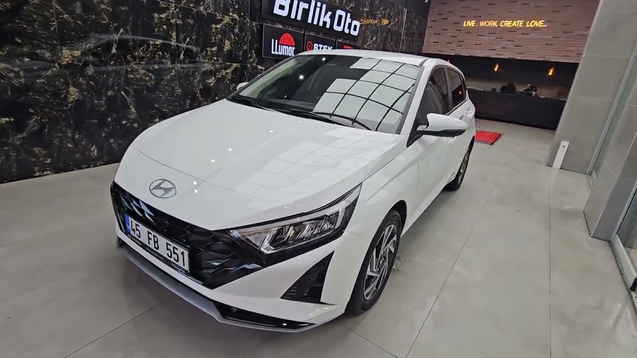 0 km Hyundai i20 // Stek Dynolite Koruma Filmi Tech Crystal Seramik Kaplama LLumar Cam Filmi