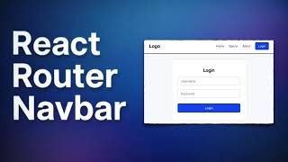 How To Create Router Navbar In React With TypeScript & CSS
