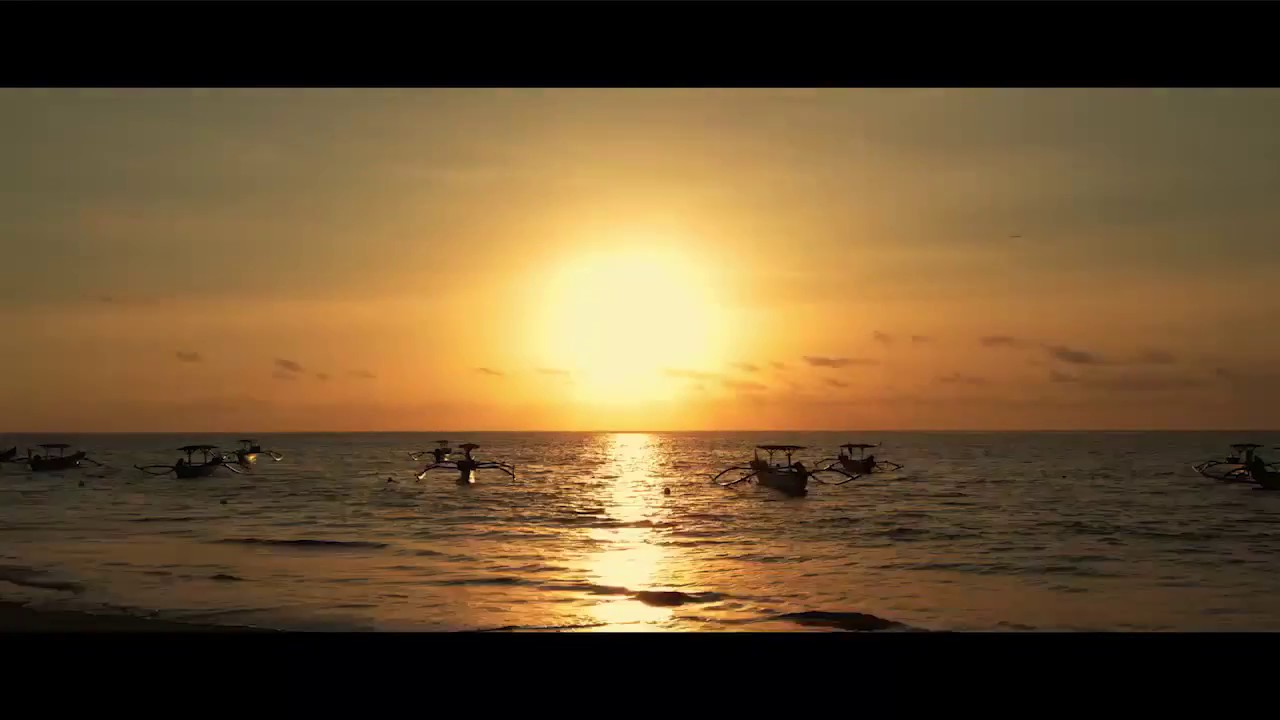 Sunset timelapse video at Kuta Bali