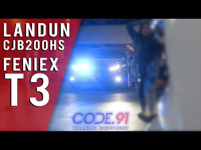 Toyota Camry w/ Landun CJB200HS, Feniex T3 - Strobo u0026 Sirine By Code 91 class=