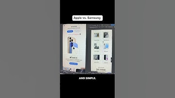 Apple vs. Samsung  #webdesigner #uxdesign #ux #ui #uiux #uxdesigner #uxtips