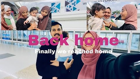ഞങ്ങൾ നാട്ടിൽ എത്തി 😍| Finally we reached home🏡 | #family #travel #dubai #travelvlog #explorepage