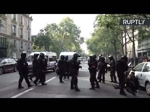 The Yellow Vests  march through Paris despite COVID measures