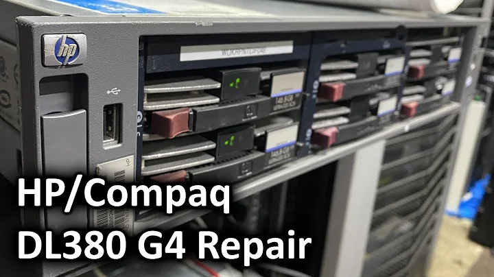 HP DL380 G4 Repair (No POST)