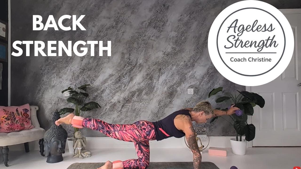 20 Minute Back Strength and Posture | Mat-Based Workout with Optional Weights