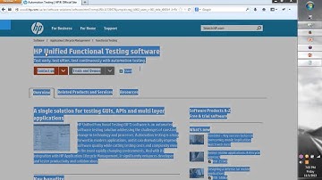 QTP  Topic 04 Download and Install QTP/UFT qtp basics learn qtp  selenium qtp descriptive