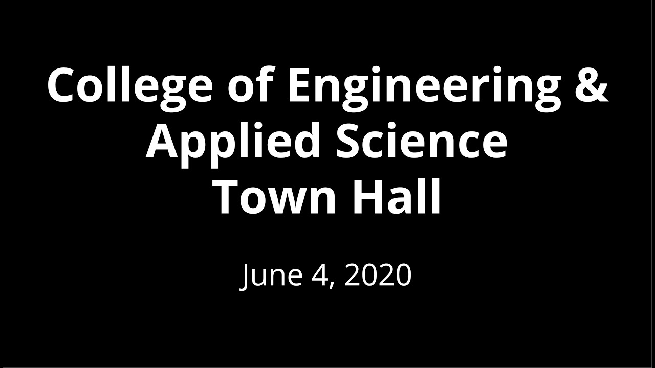 CEAS Virtual Town Hall - YouTube