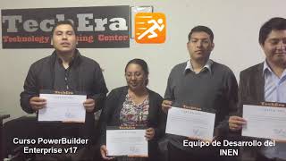 Curso de PowerBuilder Avanzado dictado al INEN - www.techeraperu.com