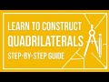 Learn to construct quadrilaterals 🧩🧩 