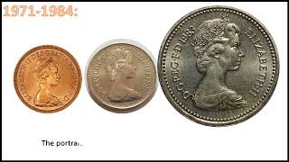 Portraits of Queen Elizabeth II on British Coins