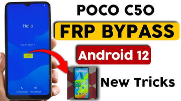 Poco C50 FRP Bypass Android 12 Go Update |  Poco C50 Google Account Bypass (Without Pc)