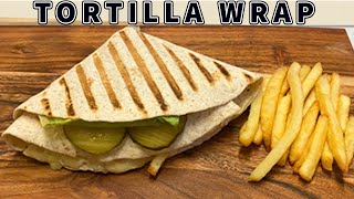 Unique Style Chicken Tortilla Wrap | Tiktok Viral Tortilla Wrap Hack | Tiktok Tortilla Wrap Hack