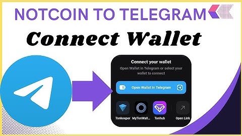 How to connect notcoin to telegram wallet l How to link notcoin to telegram wallet 2024