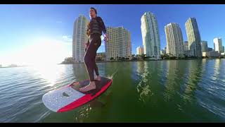 Gliding Though Miami On The Manta Efoil