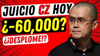 DIRECTO: ¿CZ (exceo Binance) A PRISIÓN HOY? ➤ ETF de BITCOIN en Wall Street Hoy