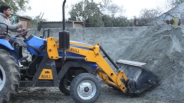 agri Loader handling building materials on SONALIKA DI - 35