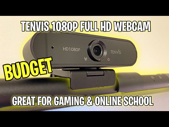 Budget Tenvis TW888 1080P Full HD Webcam - Unboxing, Test, and Review -  Giveaway Coming Soon - YouTube