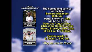 Bernard Alexander Mathurin Short Obituary