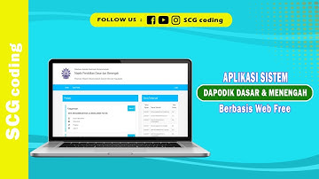Aplikasi sistem informasi dapodik (data pokok pendidikan) dasar dan menegah berbasis web free