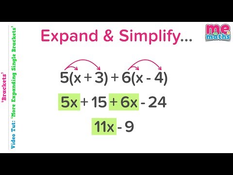 Video: How To Expand Parentheses In An Equation