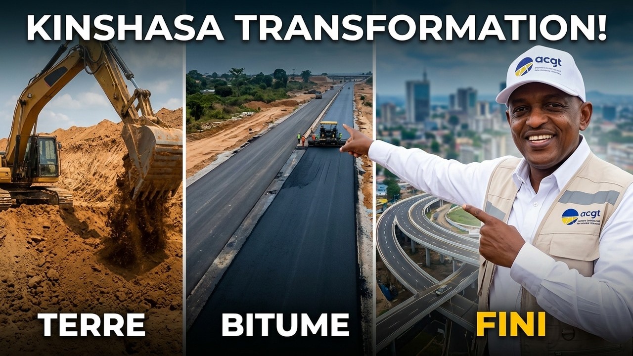 #RDC L'an 1 du projet des rocades de Kinshasa | Les réalisations qui transforment la ville!