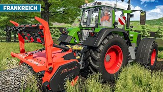 LS22: Rückfahreinrichtung im Einsatz mit dem Mulcher | Frankreich #64 | LANDWIRTSCHAFTS SIMULATOR 22