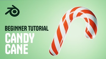 Xmas Giveaway - Create a Candy Cane - Blender 3D Tutorial