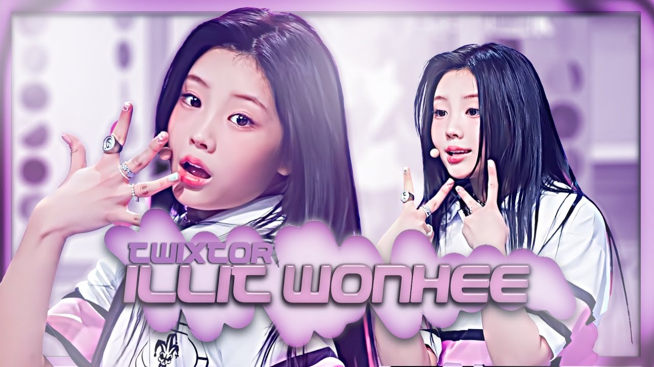 MEGA TWIXTOR CLIPS 4K ILLIT WONHEE FACECAM