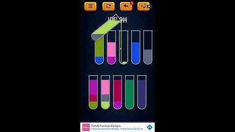 Water Sort Puzzle - Color Liquid Sorting Game Level 944 Solution