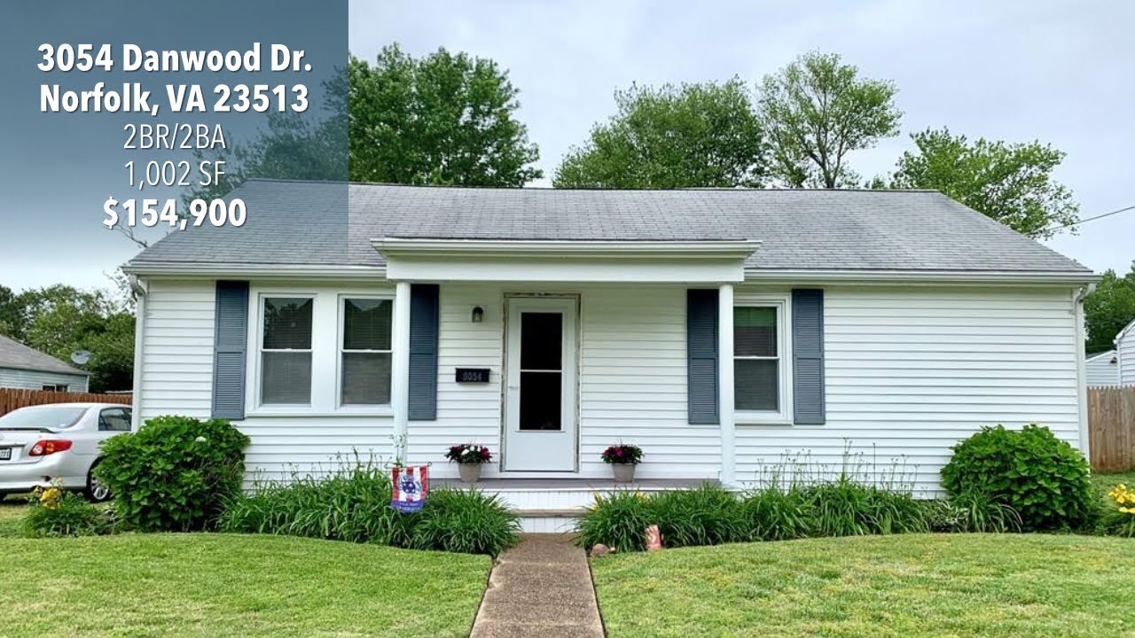 Two Bedroom Home For Sale in Sherwood Forest, Norfolk, Virginia YouTube