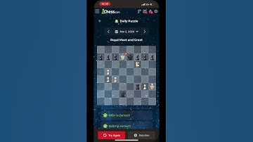 Daily puzzle for 3/2/24#chessproblem #dailypuzzle #chesspuzzle