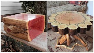 Furniture made of logs, branches and driftwood! Amazing woodwork!