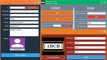 VB.Net Contact Information System Project Source Code [link in the description]