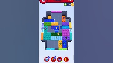 Color Block Jam level 287 #colorblockjam #walkthrough #games