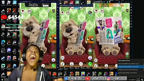 IShowSpeed Talks To 3 Talking Ben's😂 (full video)